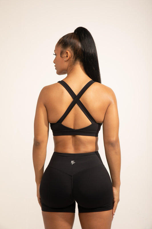 FlexFit TotalSupport Sports Bra - Black